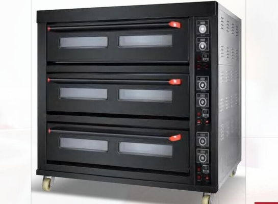 Forno elettrico in titanio nero 380 V Cottura commerciale
