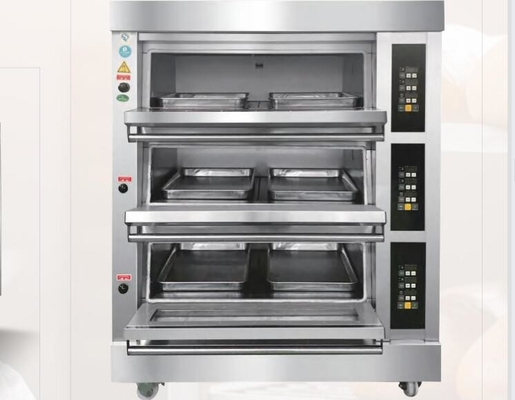 Alta densità al forno 870*630*225 del forno 0.8mm del negozio della pizza del pane del dolce