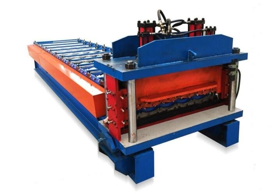 Mattonelle di tetto lustrate onde che formano macchina 3 chilowatt 1200mm 12meters/Min