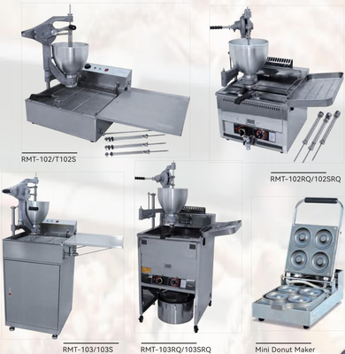 Acciaio stabilito di Tainless degli ugelli della macchina 3 di Mini Donut Maker Automatic Doughnut