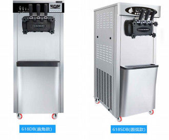 Riduttore silenzioso di preraffreddamento della macchina del gelato del singolo compressore con gli ingranaggi d'acciaio a terra