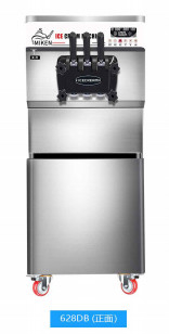 Ruota universale regolabile 220v 110v 60hz della macchina 360°Movable del gelato di altezza