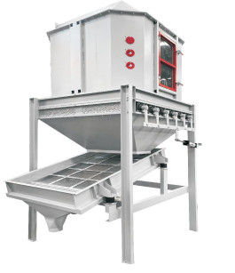 Basso consumo energetico basso 1,5/2.2kw SS304 del dispositivo di raffreddamento di controcorrente del residuo