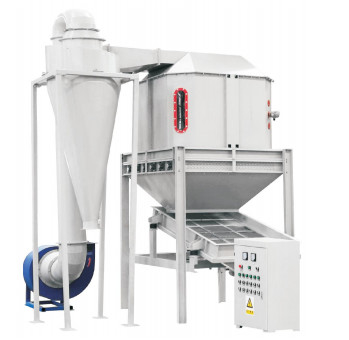 Basso consumo energetico basso 1,5/2.2kw SS304 del dispositivo di raffreddamento di controcorrente del residuo