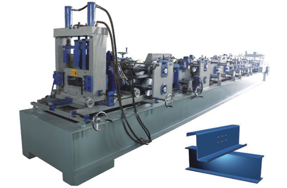Rotolo blu del Purlin di Z che forma macchina 10m/min per l'acciaio di colore