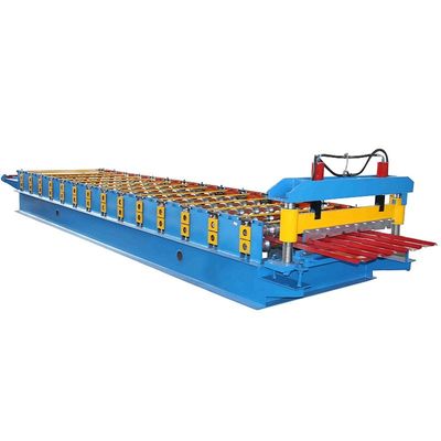 Rotolo coprente dello strato 840 che forma macchina, strato ondulato blu del tetto che fa macchina