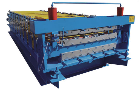 Rotolo d'acciaio di colore 7.5KW che forma i doppi strati della macchina 1200mm