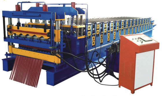 Rotolo d'acciaio di colore 7.5KW che forma i doppi strati della macchina 1200mm