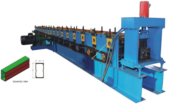 rotolo dello scaffale di stoccaggio 4.5T che forma macchina 5.5KW per il piatto di alluminio