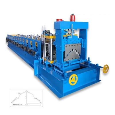 tetto Ridge Cap Roll Forming Machine Cr12 del metallo 50Hz