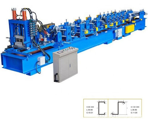 rotolo del Purlin di 15m/min CZ che forma la stazione del rullo della macchina 6.5T 15