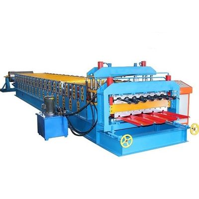 Rotolo d'acciaio di colore di iso che forma macchina 5T per il pannello delle mattonelle di tetto
