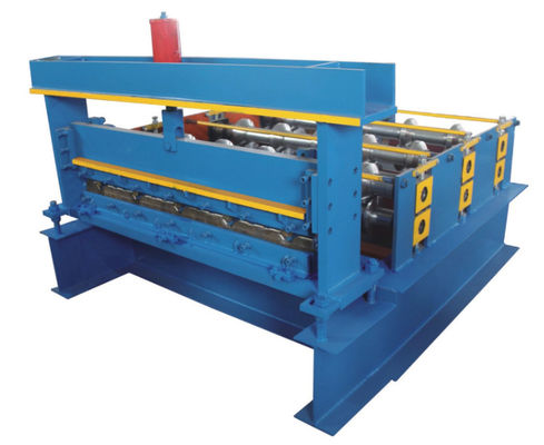 Macchina rivestita curva automatica 220V blu delle mattonelle di tetto della pietra