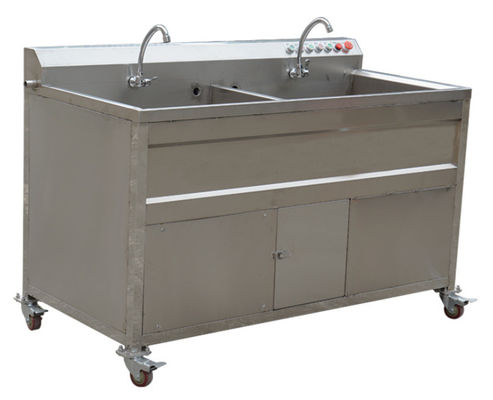 Lavatrice di Veg del carro armato del doppio del macchinario di trasformazione dei prodotti alimentari SS304