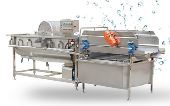 Lavatrice 1500kg/h della bolla della frutta 4.2KW con il dispositivo di rimozione dell'impurità