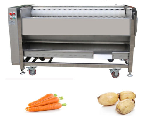 il macchinario di trasformazione dei prodotti alimentari 800kg/h, spazzola la sbucciatrice industriale