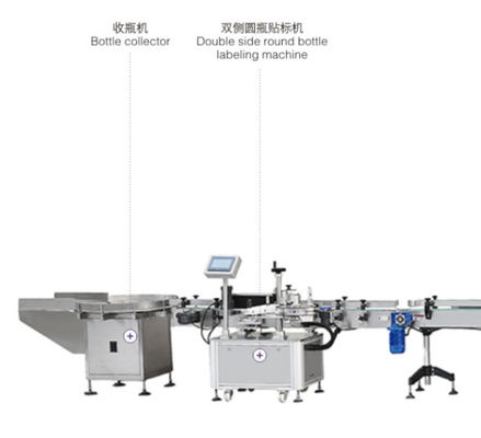 linea di produzione di riempimento liquida dell'etichettatrice di coperchiamento 1000ml e