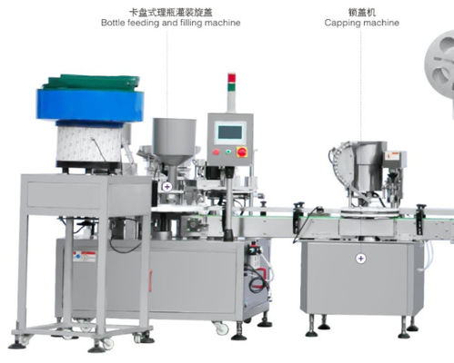 La tappatrice automatica della bottiglia di 2 teste, 30bpm restringe l'etichettatrice della manica