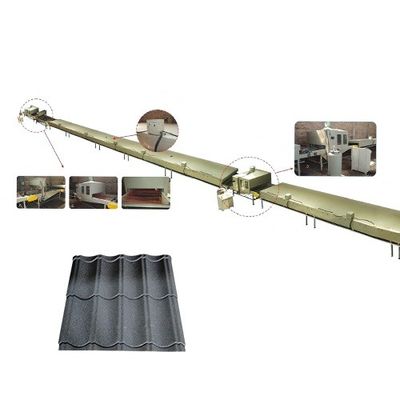 la macchina rivestita 380V delle mattonelle di tetto della pietra 32m/min impermeabilizza