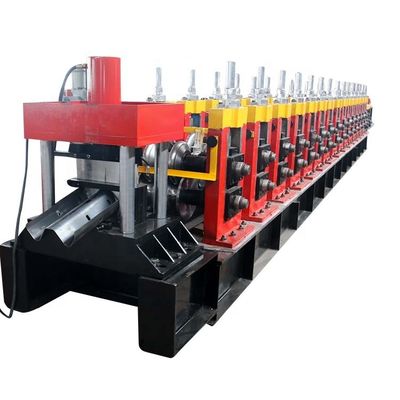 Rotolo rosso della barriera di sicurezza che forma alimentazione manuale della macchina 15m/min 3T