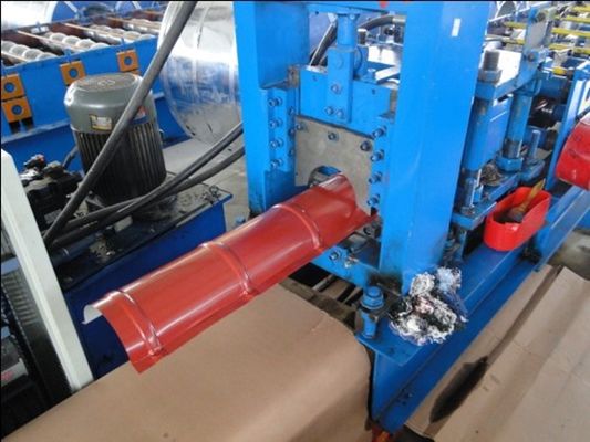 Mezza fase 2.5T di verde 3 di Ridge Cap Roll Forming Machine del giro