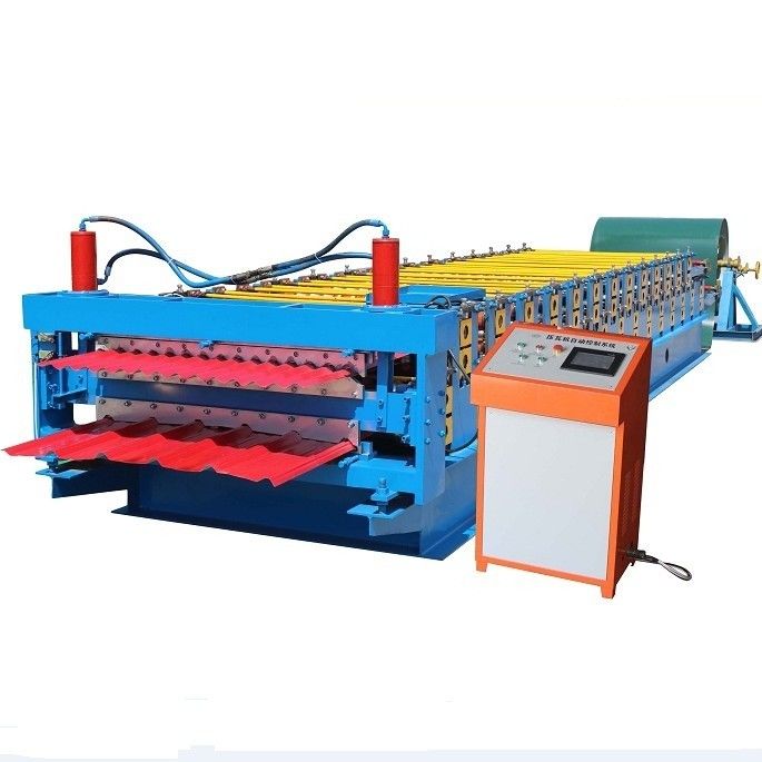 Rotolo d'acciaio di colore di iso che forma macchina 5T per il pannello delle mattonelle di tetto