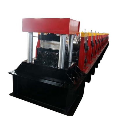 Rotolo rosso della barriera di sicurezza che forma alimentazione manuale della macchina 15m/min 3T